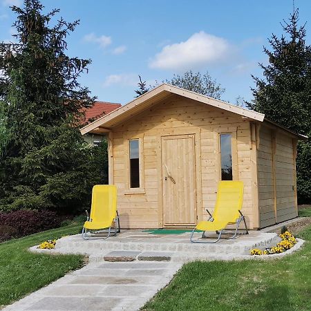 Pension Raupennest Mit Blockhaussauna Bautzen Εξωτερικό φωτογραφία